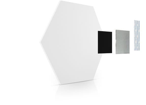 Shape hexagon dimension magnetic hanging kit