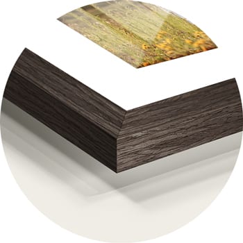 Cornice fotografica in legno Chocolate oak