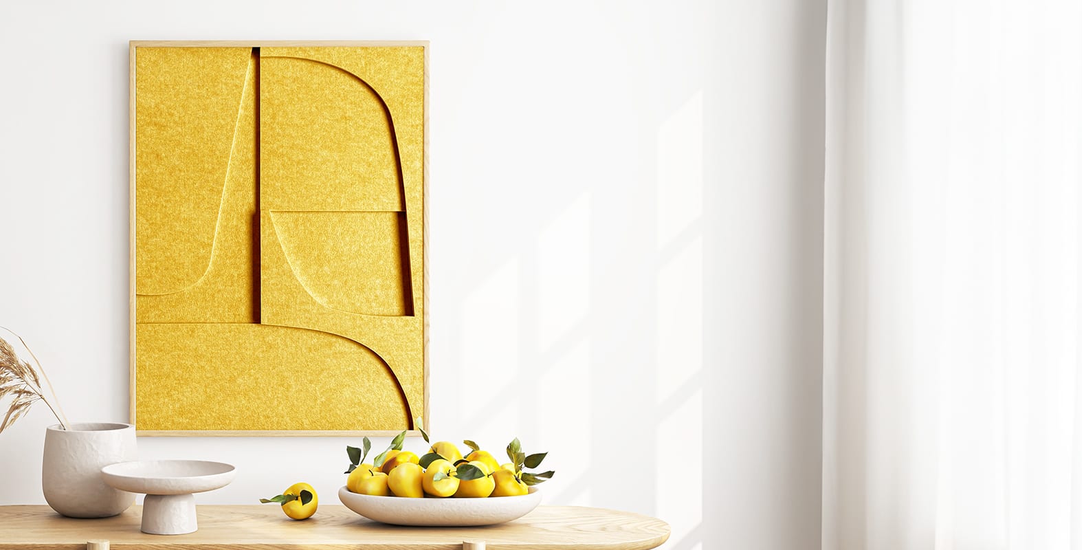 Arte en Fieltro. Arte bonito para cualquier interior. También disponible en tonos frescos y llamativos